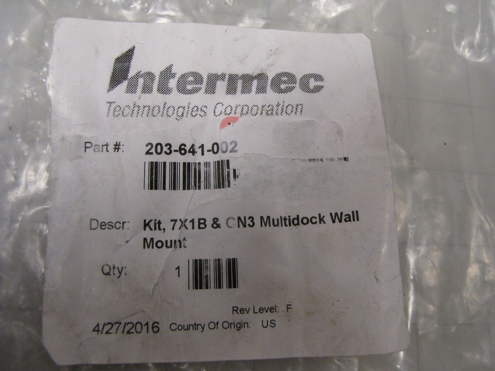 Intermec 203-641-001 7X1B & CN3 Multi Dock Wall Mount Kit NEW