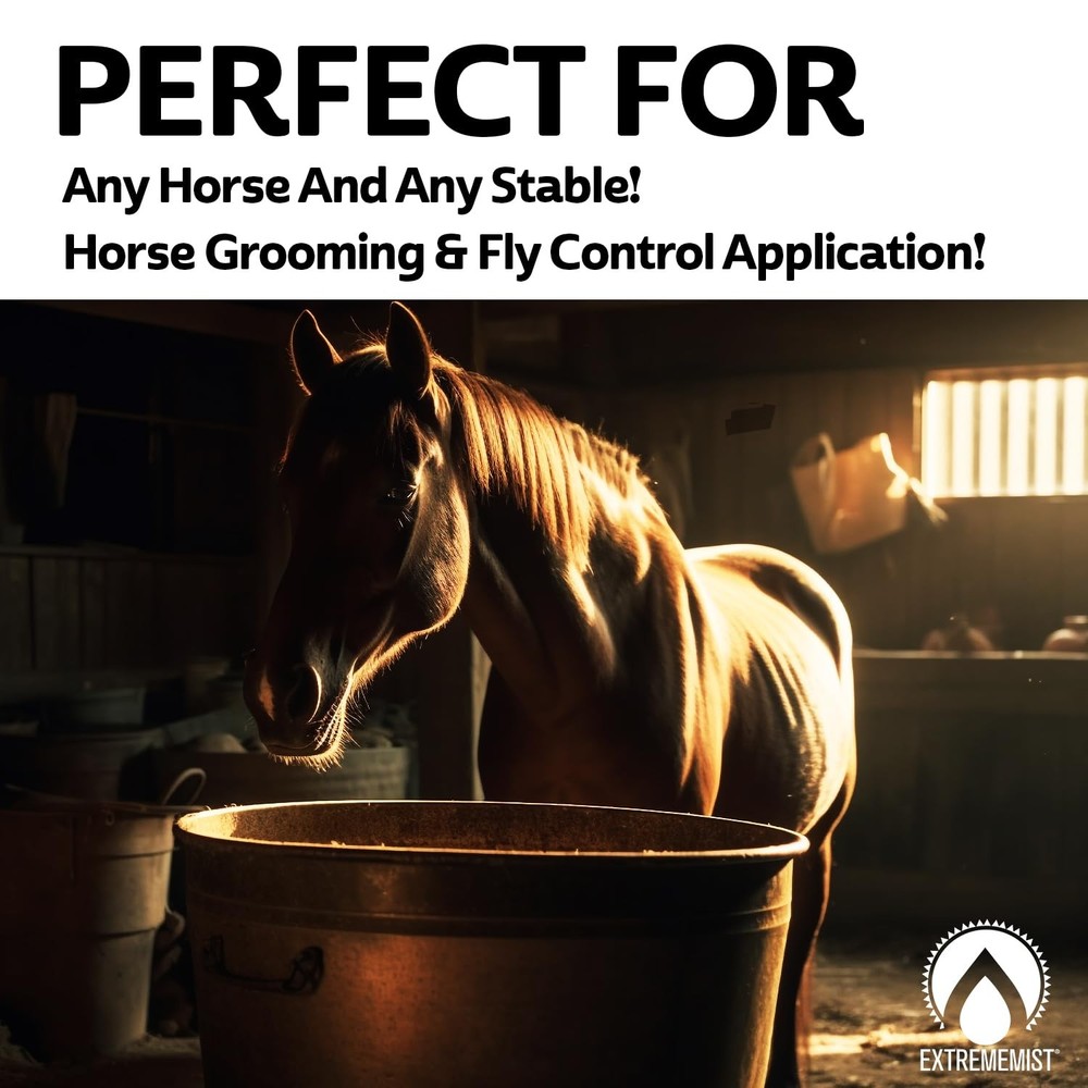 Water Based Fly Sprays High-Performance Equine Mister, Handheld Pump Sprayer,...