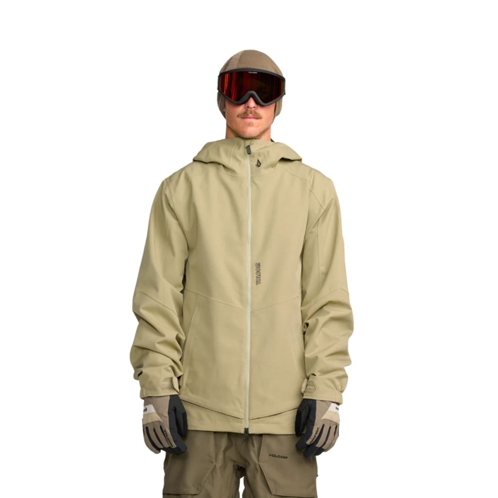 Volcom Brighton Full Zip Men's Winter Jacket, Moss Green, Medium