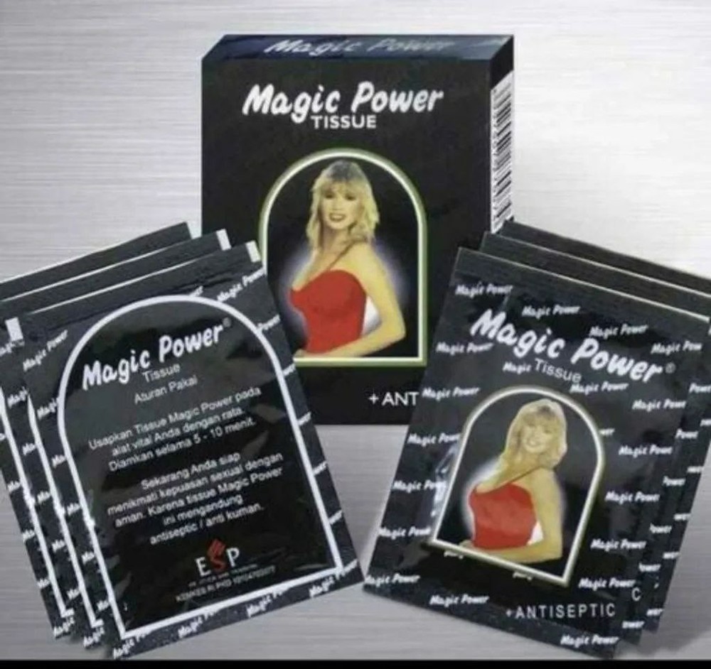 Super Magic Man ‘Lovers’ Antiseptic Tissue–12 BOX+1 BOX FREE-Delay Ejaculation