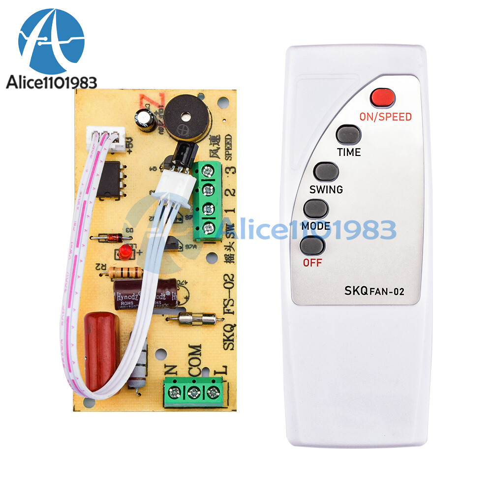 Universal Fan Modified IR Remote Control Circuit Board Controller Motherboard
