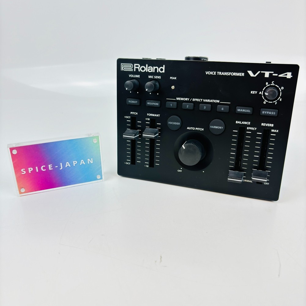 Roland VT-4 Voice Transformer Effect Processor Vocal Tabletop Voice Transformer