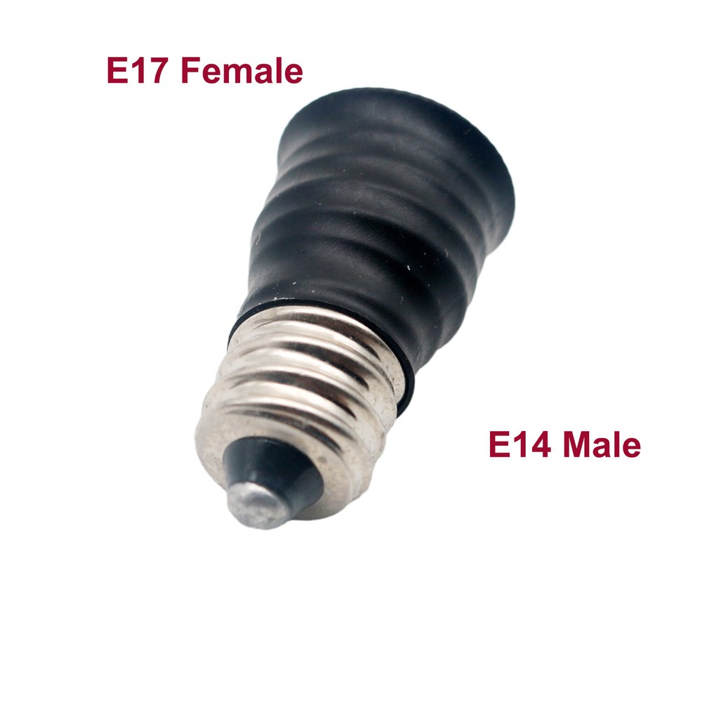 E14 to E17 Candelabra Base Socket LED Light Bulb Lamp Adapter Converter Holder