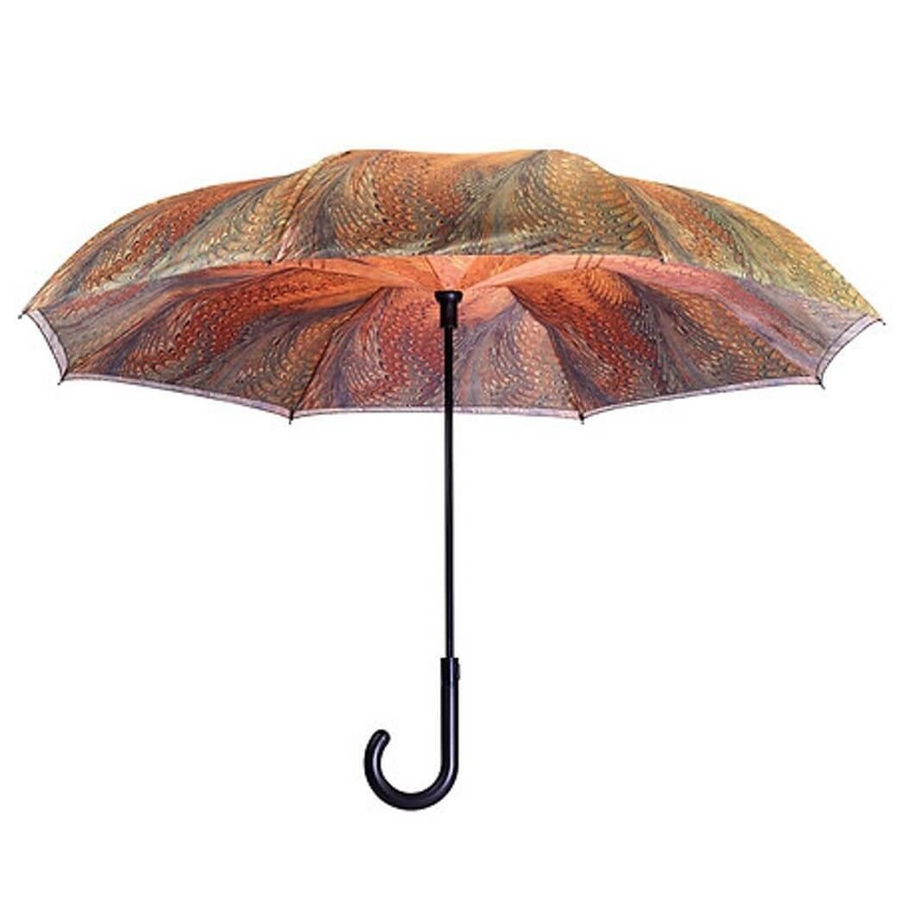 Dahlia Stick Umbrella Reverse Close