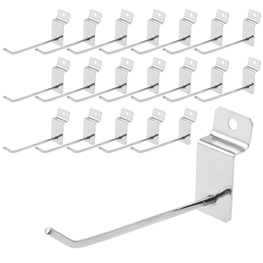 20PCS Slatwall Hooks Store Hook Display Panel Hooks Panel Display Items Products