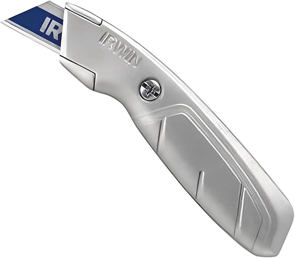 Utility Knife, Fixed Blade, gray