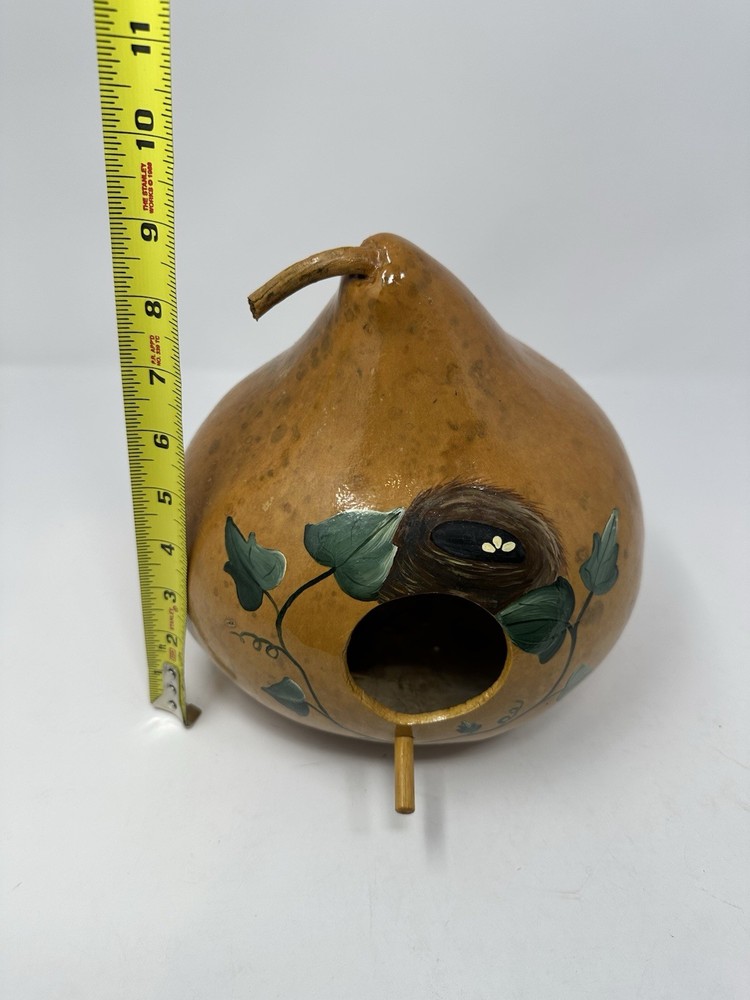 Hand Painted Gourd Birdhouse