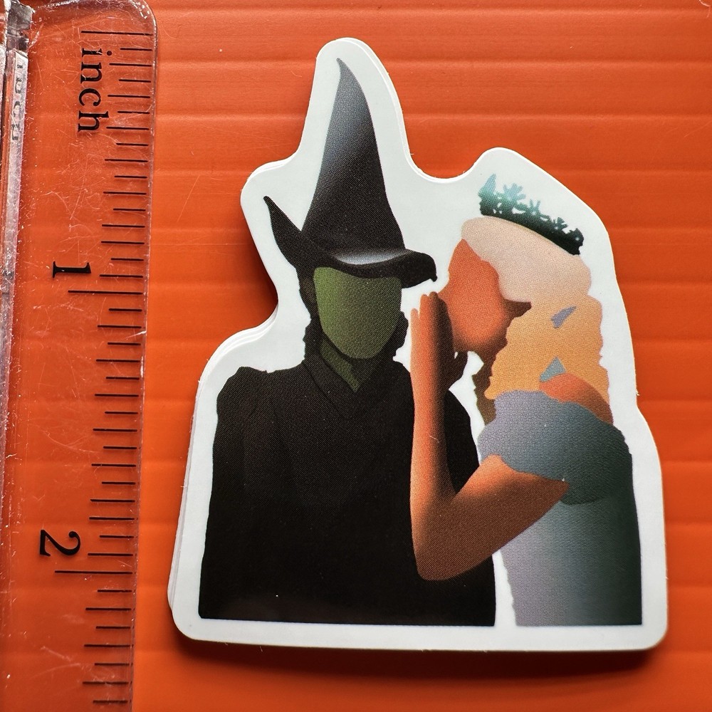 Wicked Sticker Elphaba and Glinda