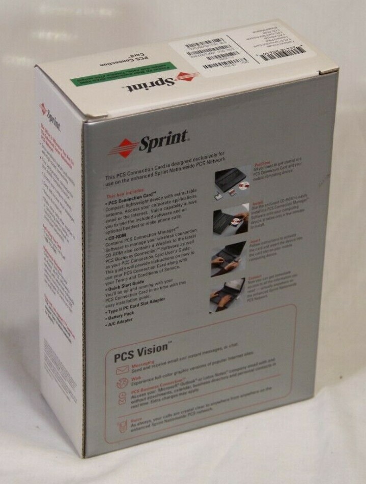 Sprint PCS Vision Enabled PCS Connection Card - In Original Box