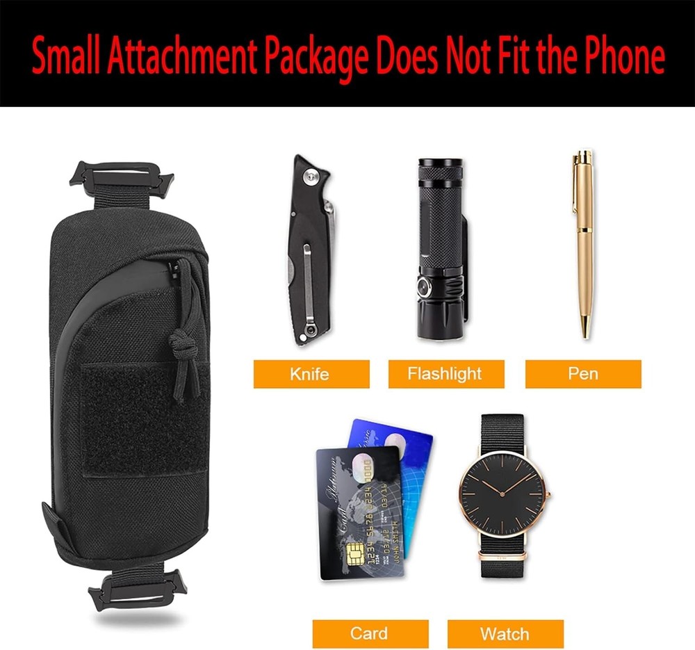 Tactical Backpack Shoulder Strap Accessory Pouch Military EDC Utility Tool Pack