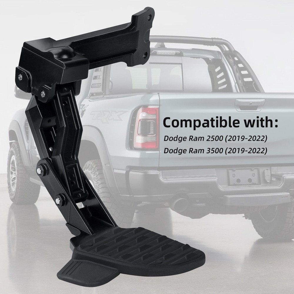 Rear Bedstep Step Retractable Bumper For Dodge Ram 2500 2022
