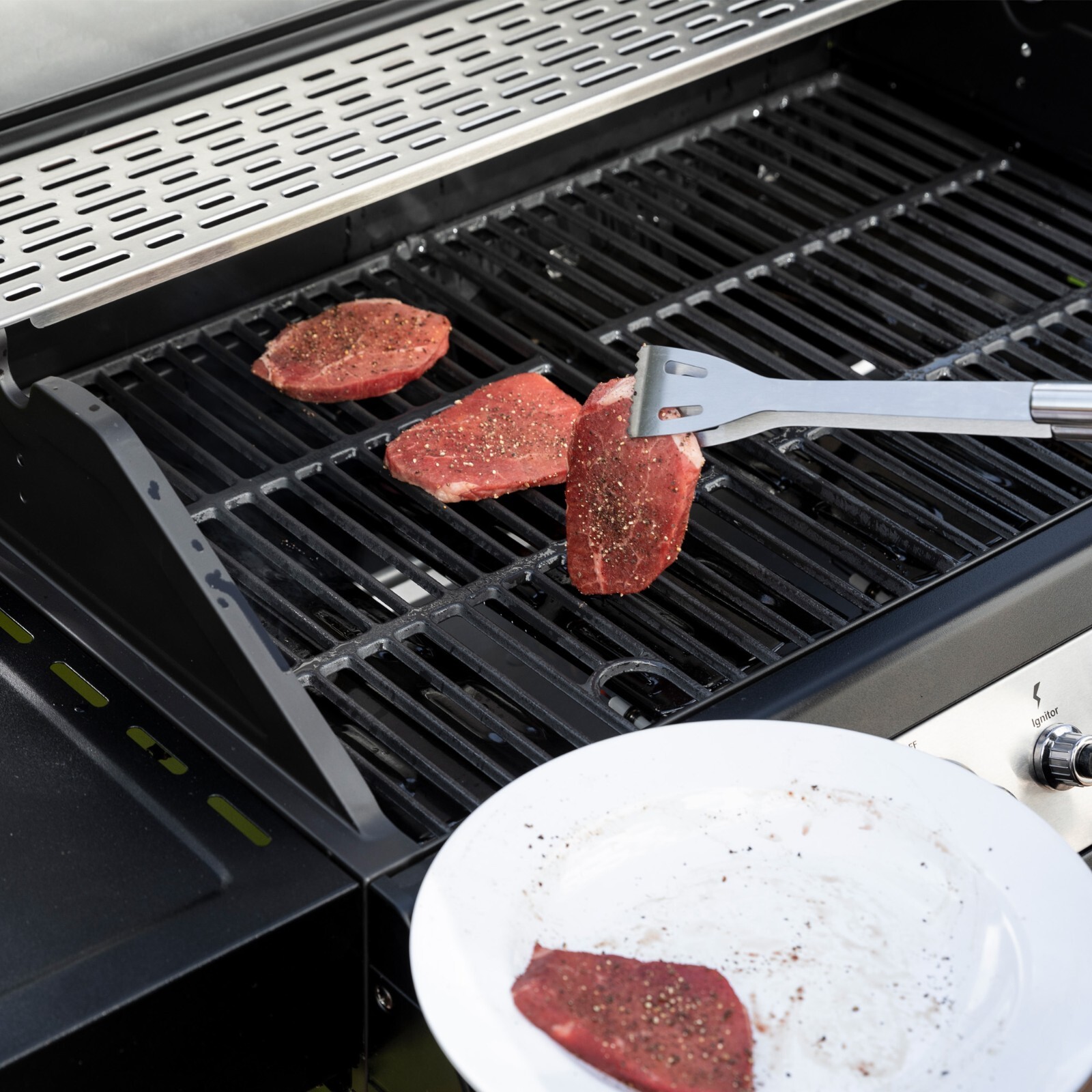 Royal Gourmet 4-Burner Gas Grill with Lidded Side Burner Cabinet Style Gas Grill