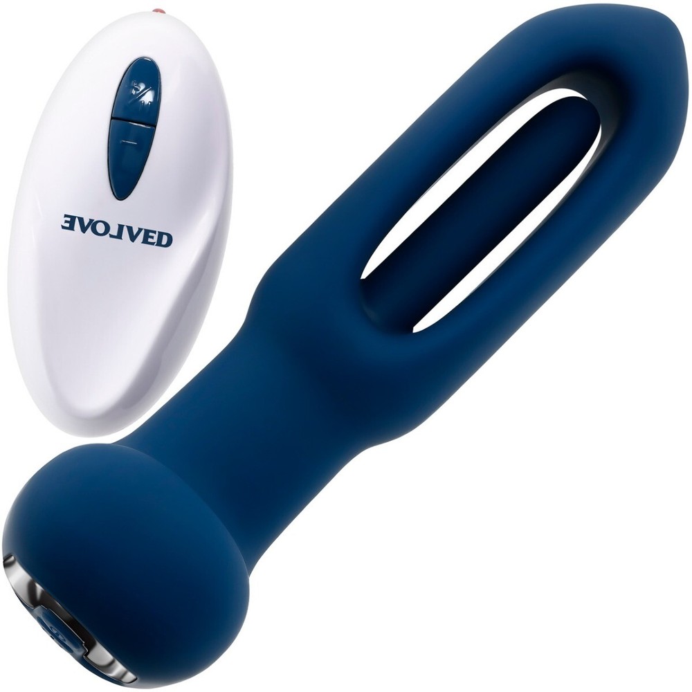 The Flapper Wireless Flapping Vibrating Anal Butt Plug Vibrator Stimulator Probe