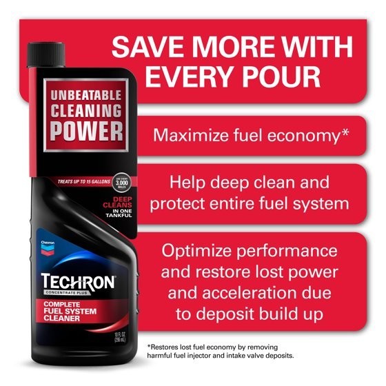 Chevron Techron Complete Fuel System Cleaner, 10 oz