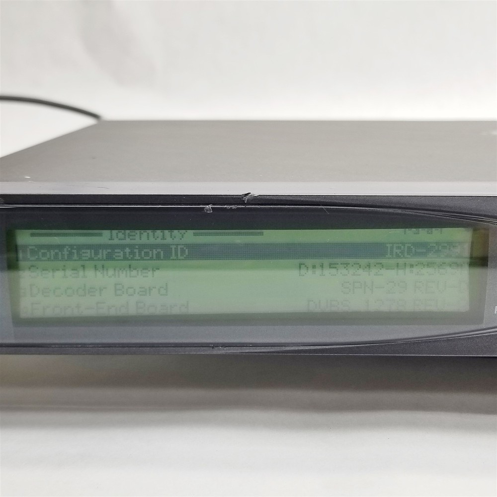Harmonic IRD-2900 Professional Integrated Decoder/Receiver Scopus IRD-2991 Rev D