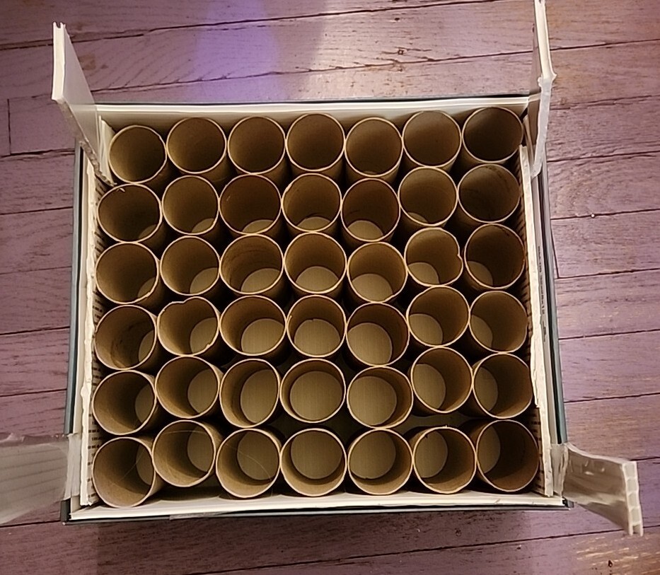 Toilet Paper Rolls ~ 40 + Empty ~ Clean ~ Assorted