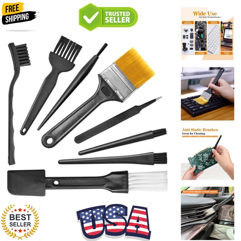Small Portable Nylon Anti Static Brushes Electronics Computer Keyboard Laptop...