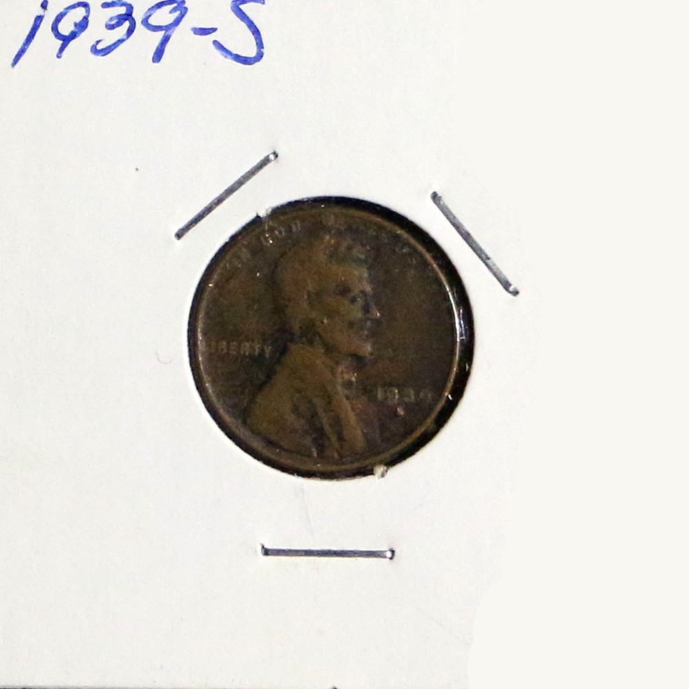 1939-S Abraham Lincoln Small Cent Coin