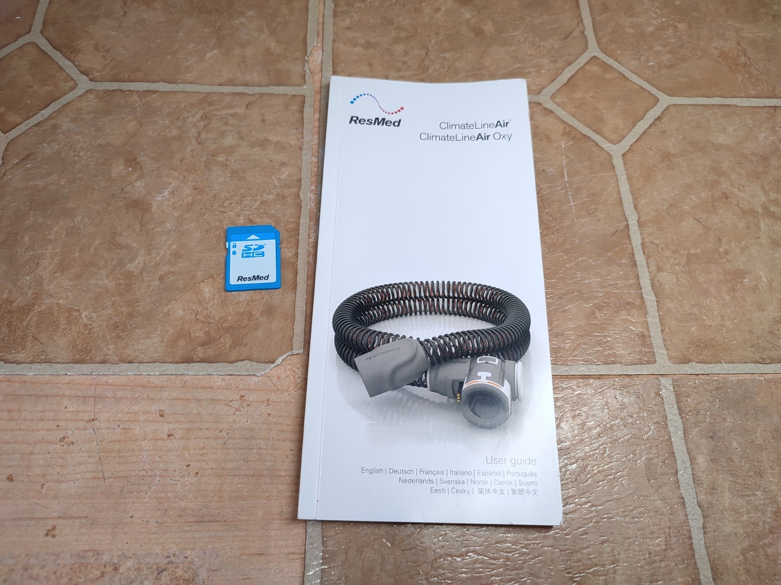 ResMed Accessory Bundle for AirCurve 10 SD Card Power Travel Bag Manual