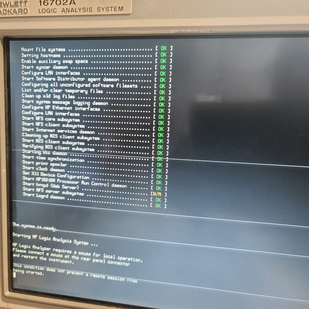 HP 16702A Modular Logic Analysis System