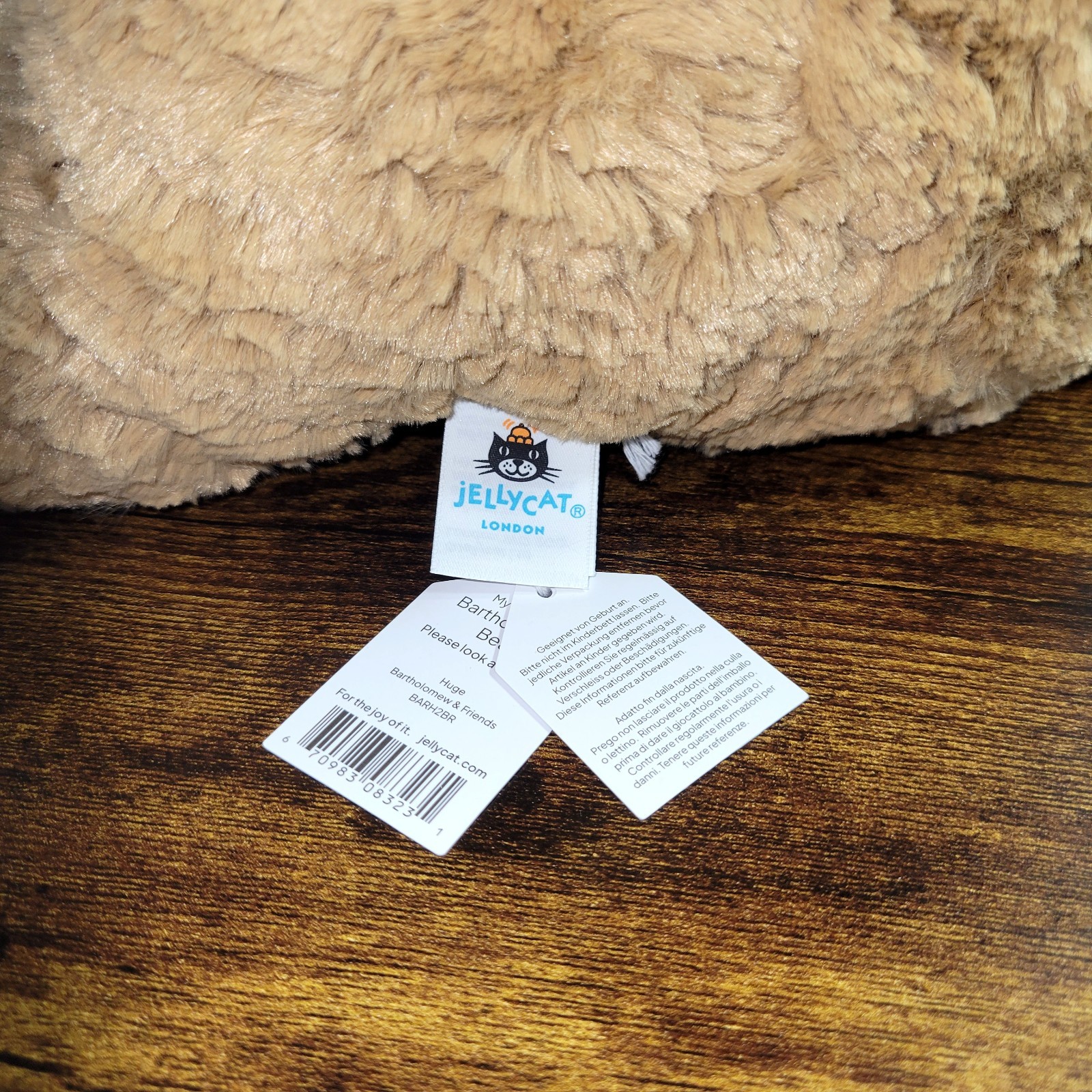 Jellycat ~ Huge Bartholomew Bear ~ New With Tags!