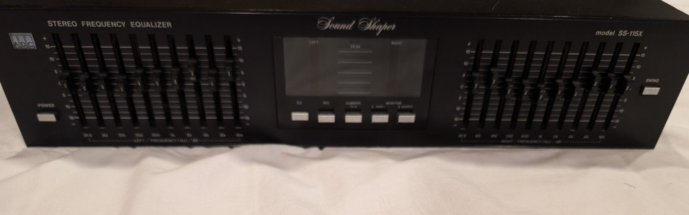 ADC Stereo Frequency Sound Shaper Equalizer SS-115X TESTED