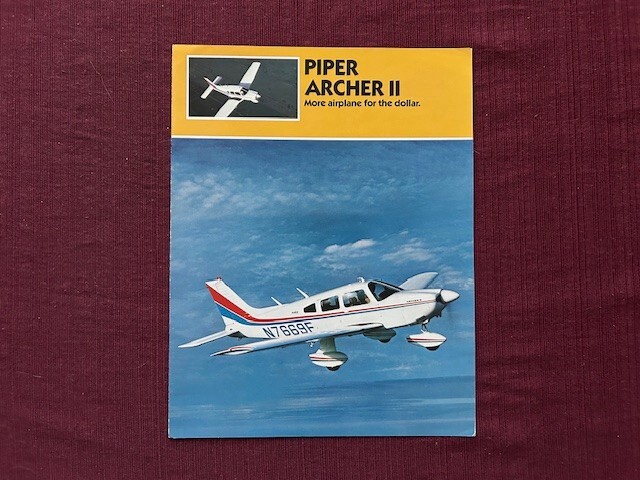 Piper Archer II 1977 Brochure