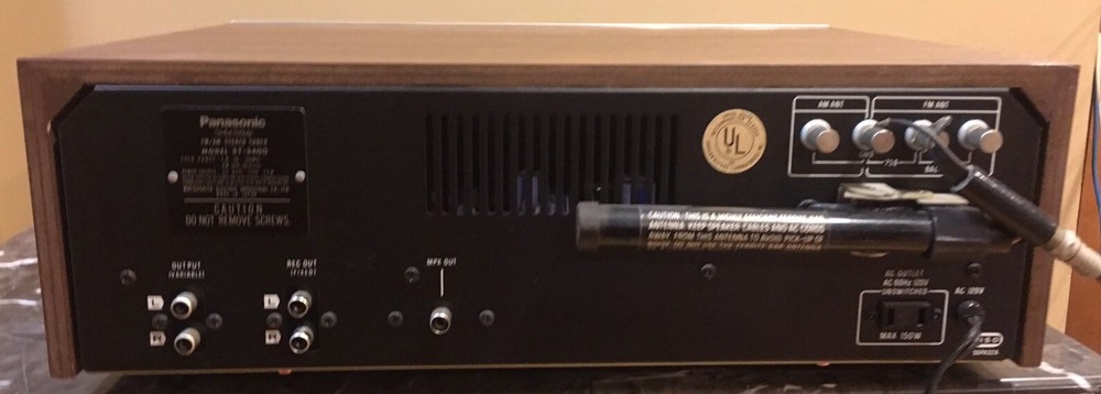 PANASONIC ST-3400 AM/FM STEREO TUNER