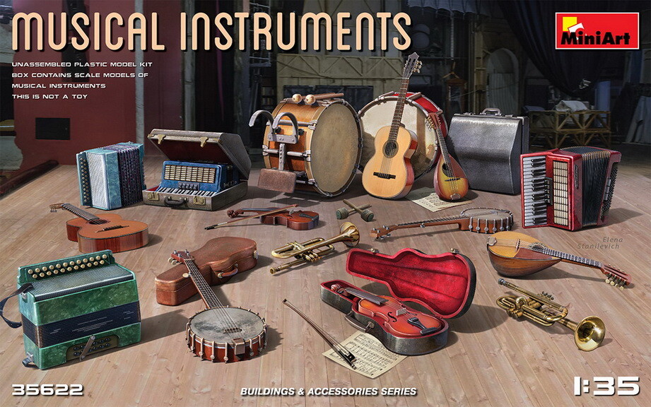 MiniArt 1/35 Musical Instruments