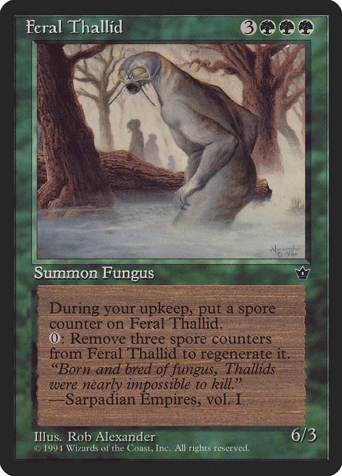 Feral Thallid Fallen Empires N/A MTG MP