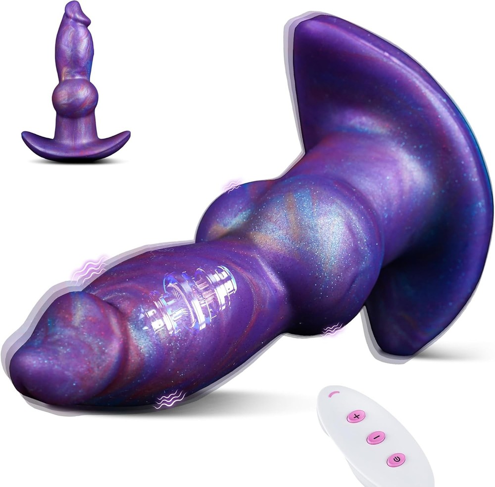 Vibrating Butt Plug Knot Buttplug - Vibrating Anal Plug Large Prostate Vibrator