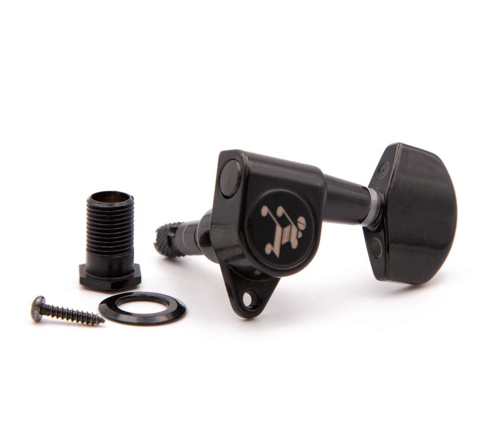 Tone Ninja 90 Degree Toplocking tuner set, 3x3, Black