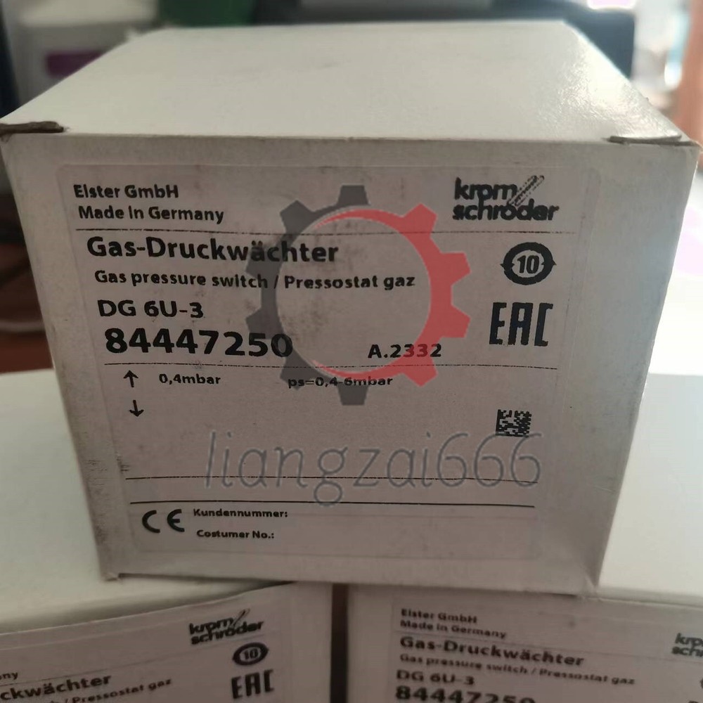 1PCS NEW Krom schroder pressure switch DG6U-3