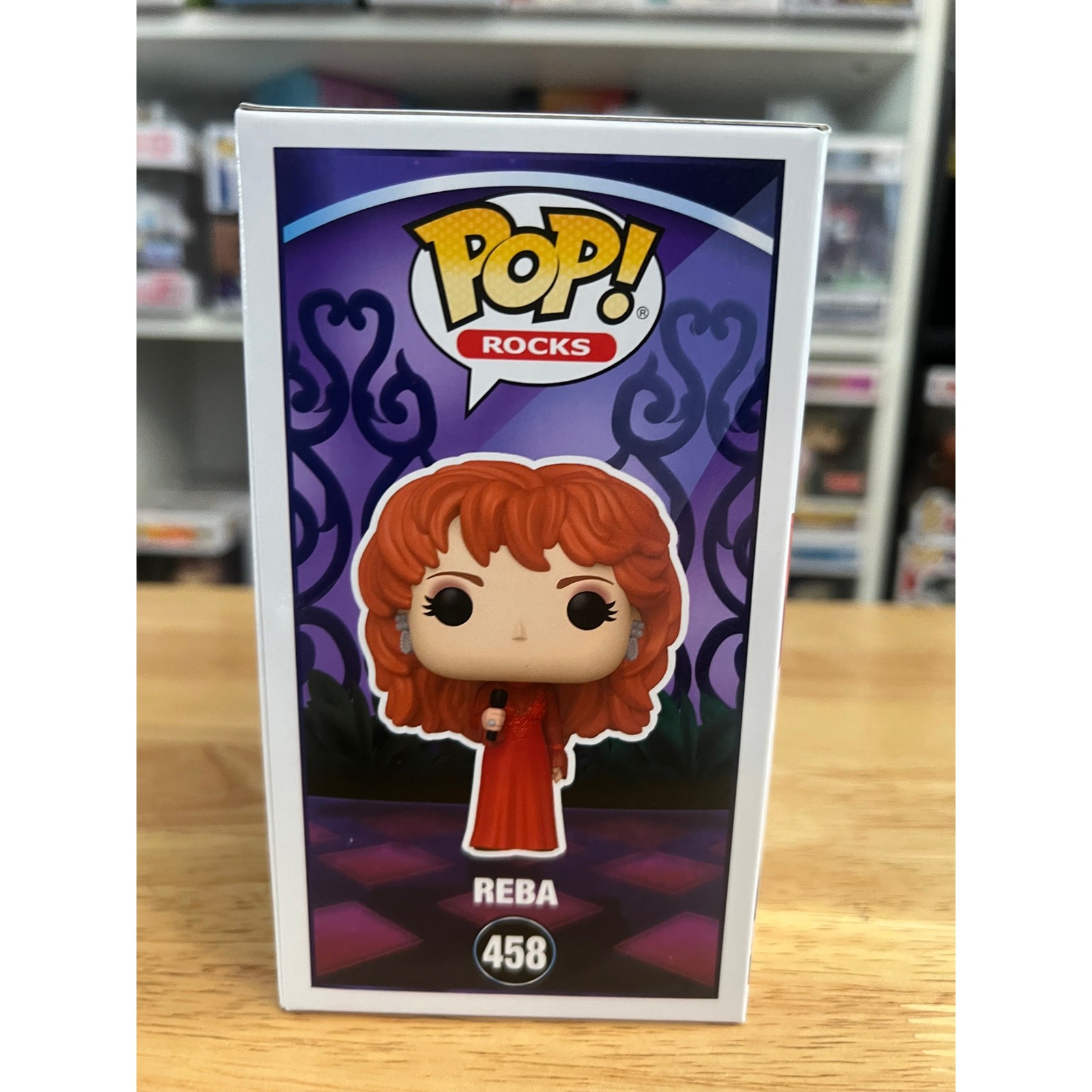 EXCLUSIVE Reba McEntire Country Music Awards Funko Pop #458 Rocks CMA Red Dress