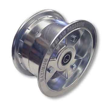 6" Azusa Tri-Star Wheel, 3.5" Wide With 3/4" Sealed Ball Bearings 1133