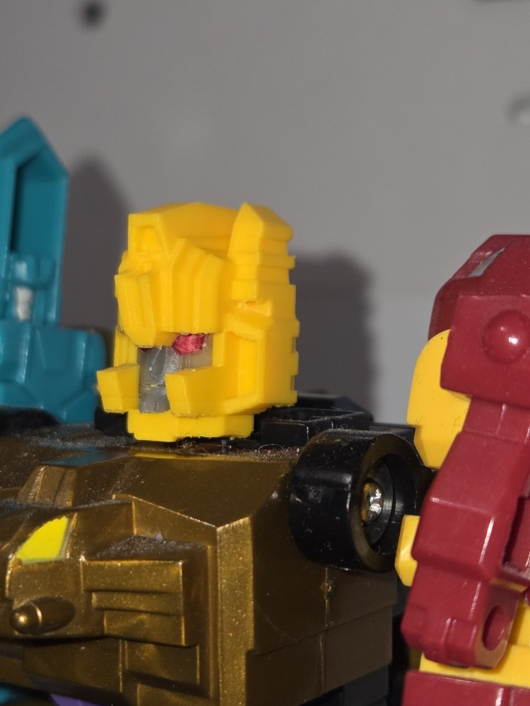 3D Printed Replacement Head For Transformers G1 Monstructor With Red Eyes