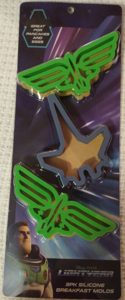 Disney Pixar Buzz Lightyear Silicone Breakfast Pancake Molds
