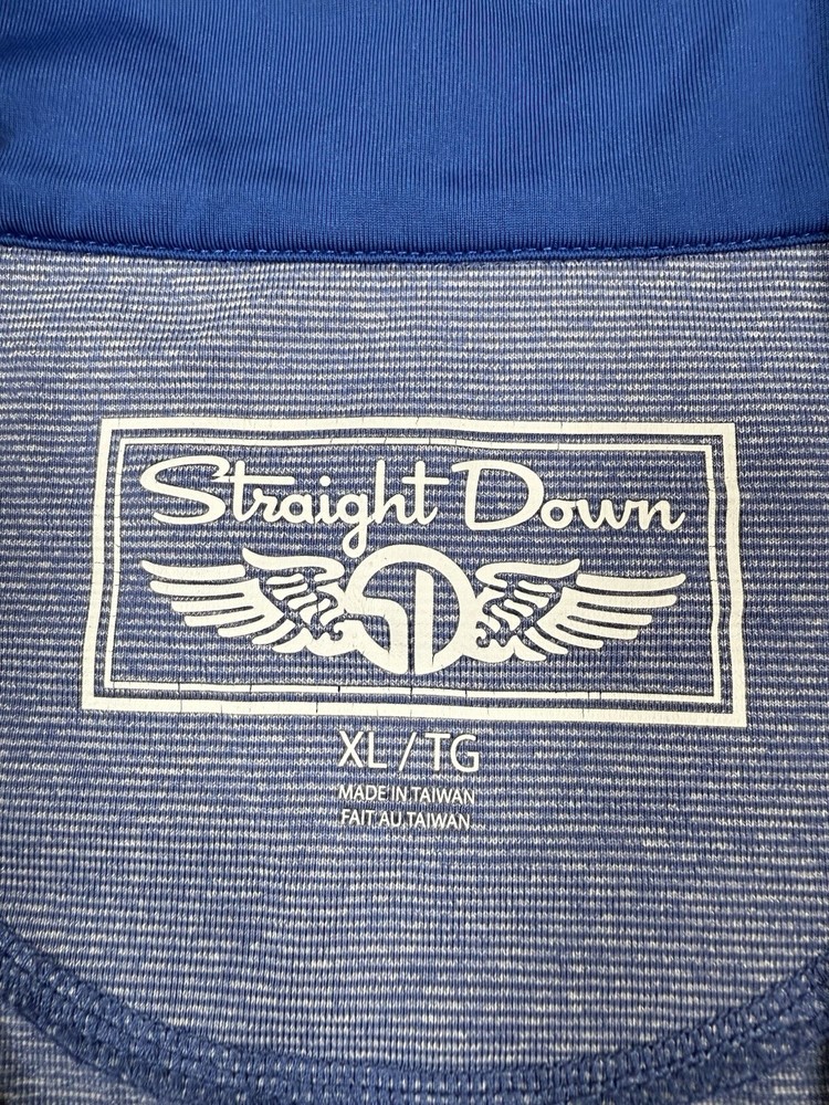 Straight Down Mens 1/4 Zip Pullover George C Thomas Golf Size XL Performance