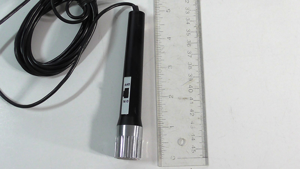 VINTAGE MICROPHONE WITH 5 PIN CONNECTOR + STAND