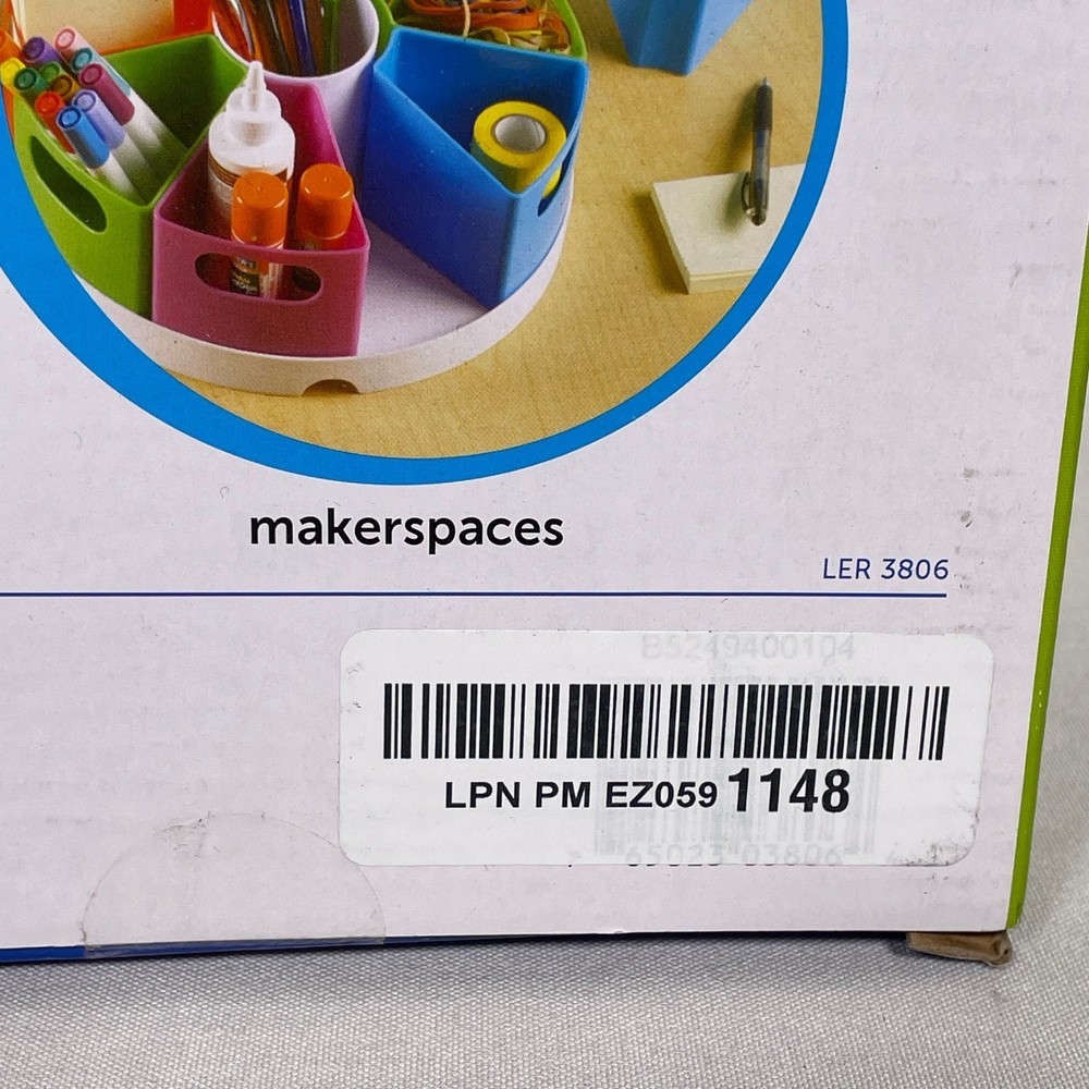 Learning Resources Create a Space Storage Center 10 Piece Organizer Turntable