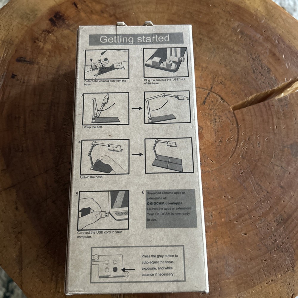 Okiocam S USB Camera for Chromebook, PC, and Mac NEW OPEN BOX