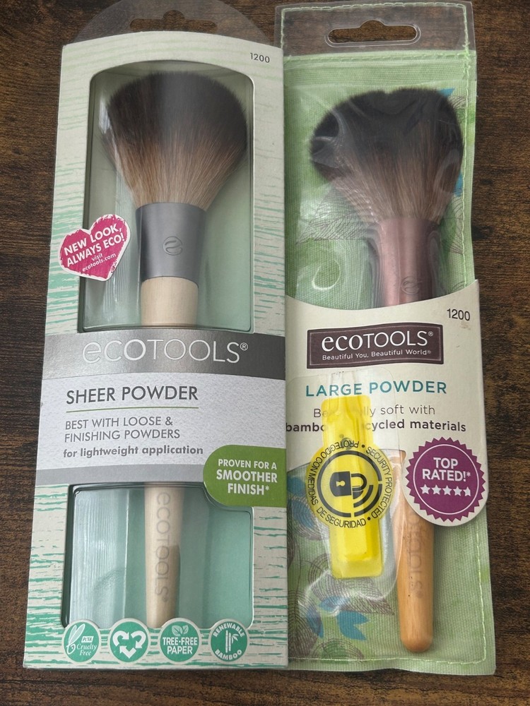 EcoTools Large Powder Brush, 1200 Packaging may vary 2 Pack