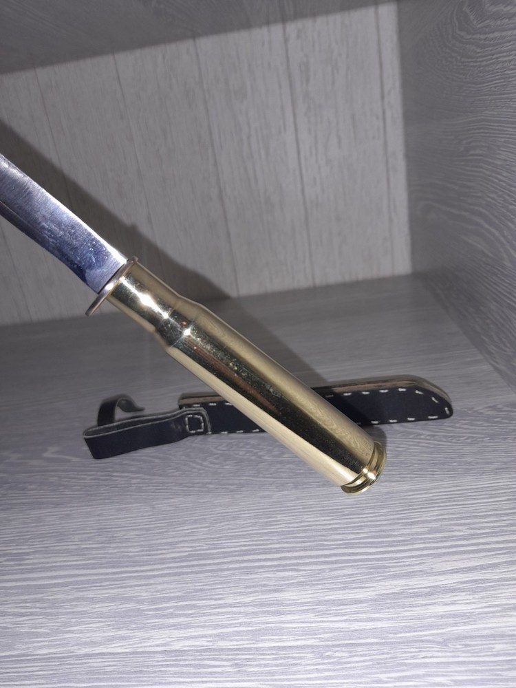 Knife ITK Handmade Exclusive Version,Knife "Cartridge Case" Fixed Blade