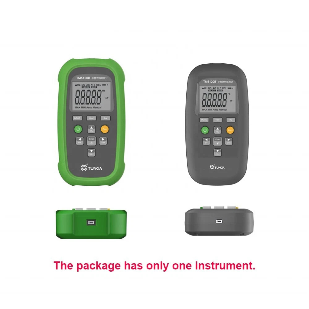 Handheld Teslameter Gauss Meter with Range 30mT Accuracy Class 2 DC ±2% AC ±5%