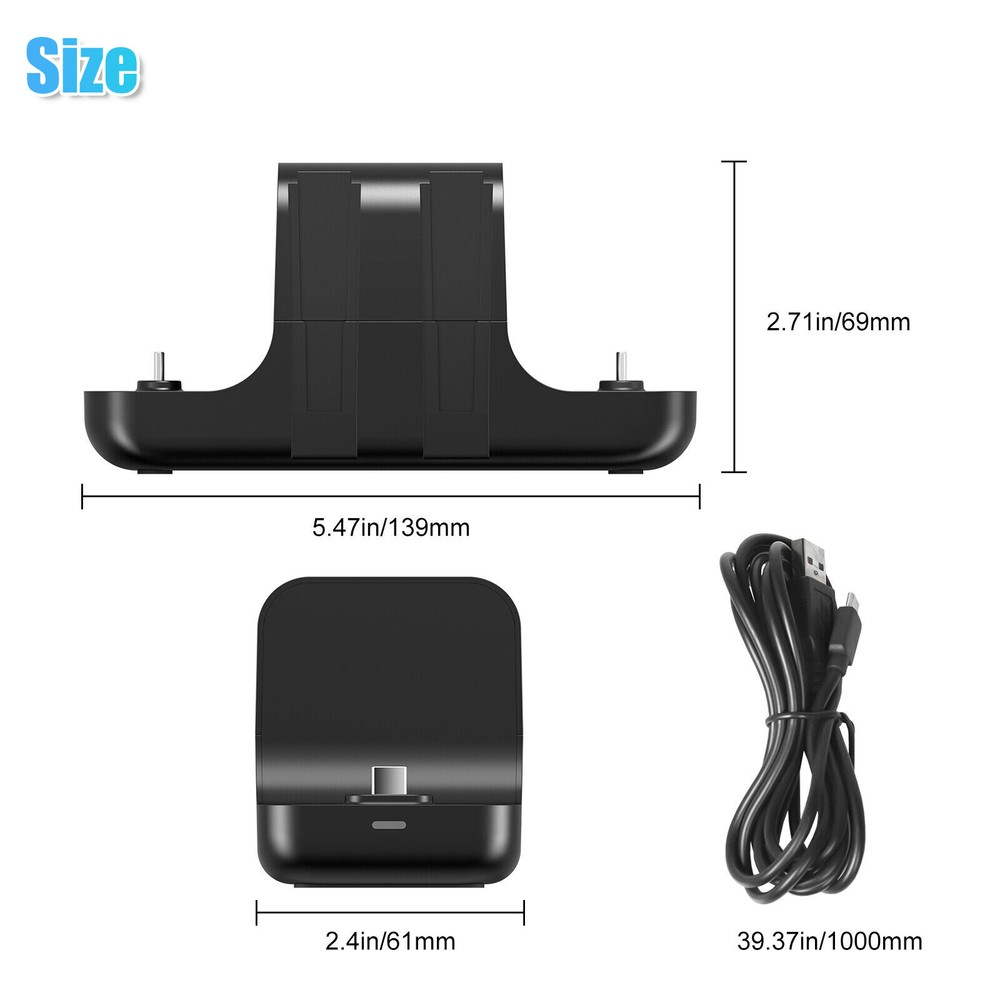 6-in-1 Charging Dock Charge Stand Station for Nintendo Switch Joy-Con Controller