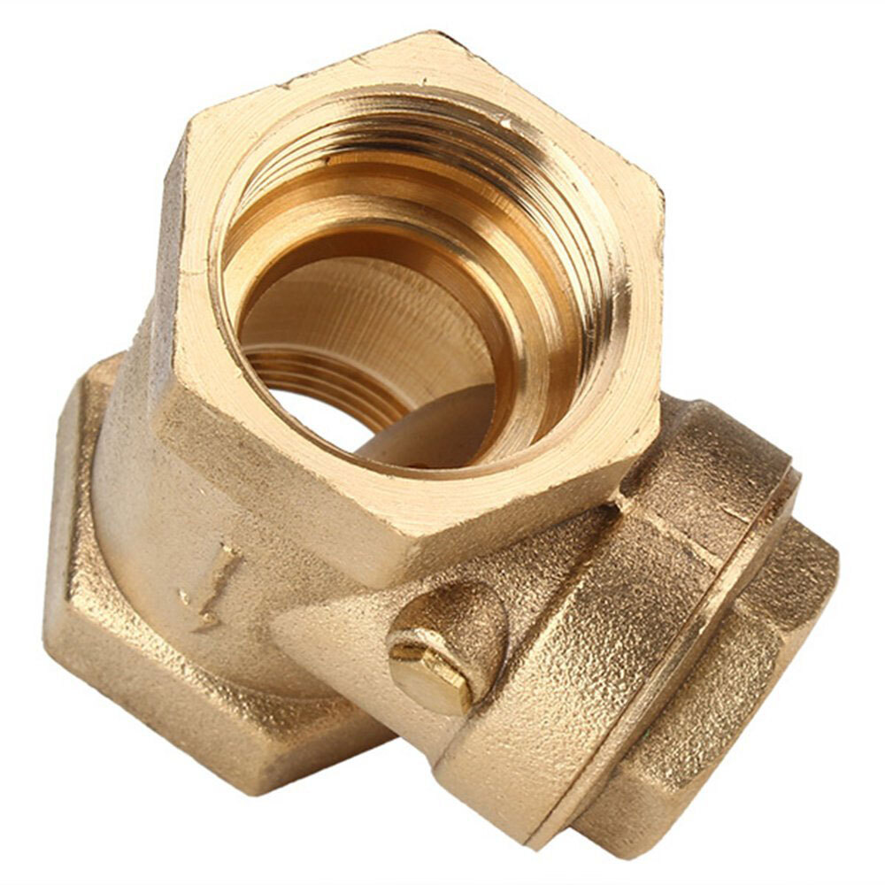 3/4 FIP Brass 200 WATER,OIL,GAS Swing Check Valve Threaded Plumbing Fitting`