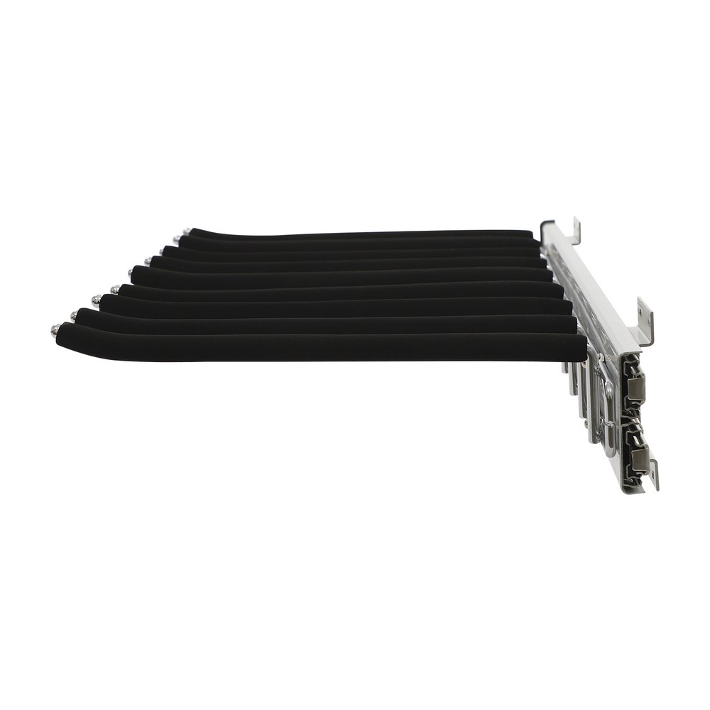 Durable Wall-Mounted Trouser Rack with Smooth Round Balls and Handle