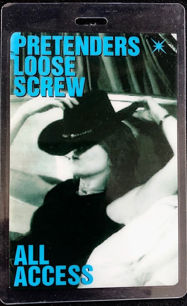 Pretenders Backstage Pass Laminate " All Access