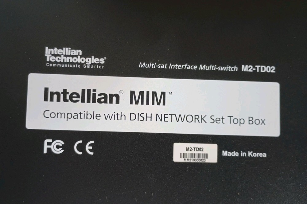 Intellian M2-TD02 MIM Multi-Satellite Interface Module For DISH Network Open Box