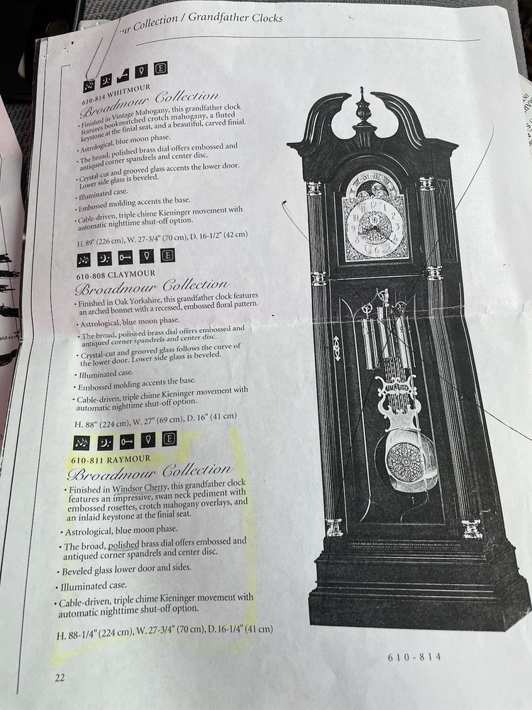 Howard Miller Grandfather Clock